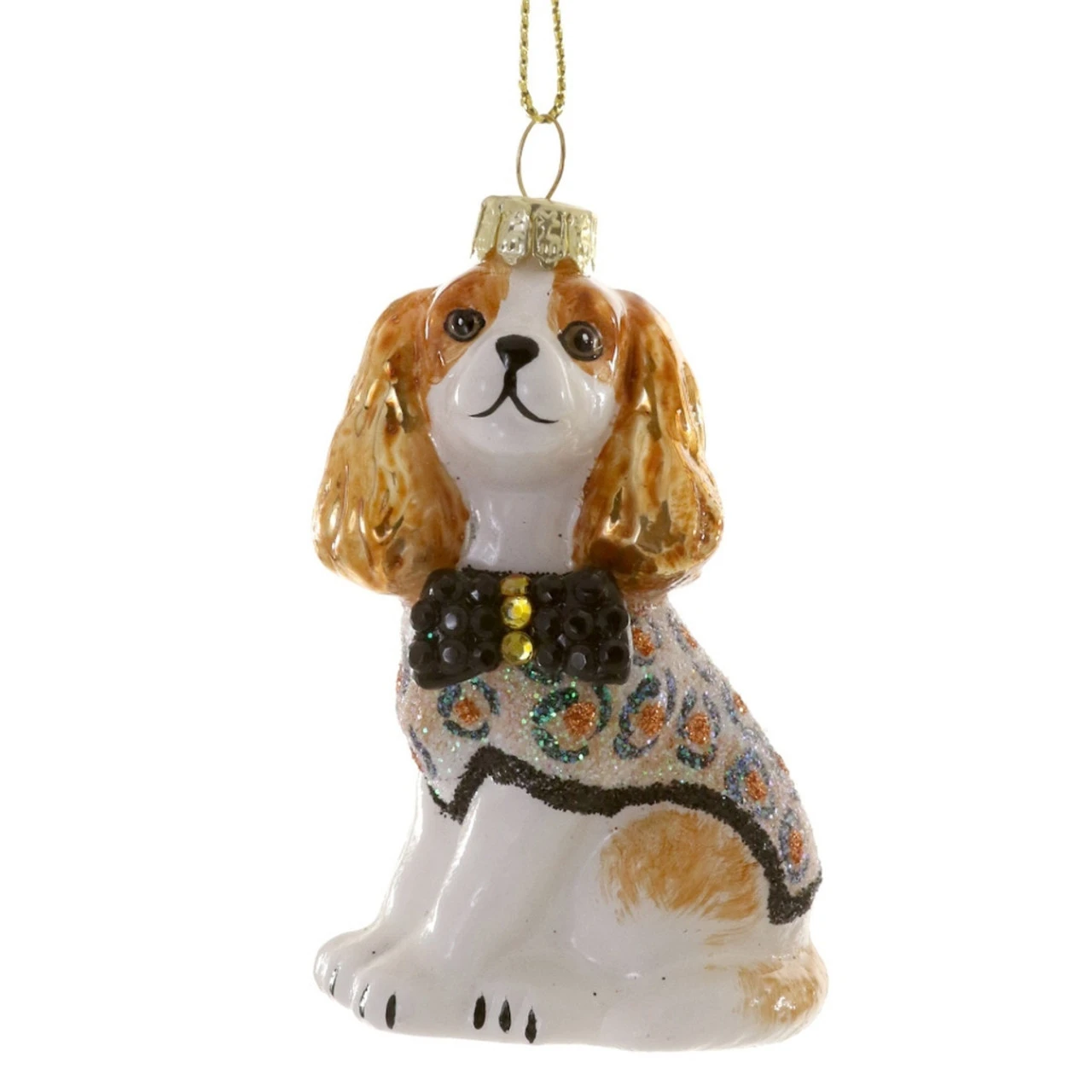 Cody Foster Glass Sophisticated Spaniel Ornament 3 Cody Foster Glass Sophisticated Spaniel Ornament