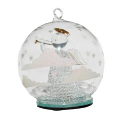 Color Changing LED Angel Blowing Horn Glass Globe -Finest Christmas Decoration Color Changing LED Angel Blowing Horn Glass Globe left 29482.1695760271