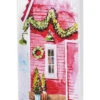 Flatyz Red Winter Christmas House Candle -Finest Christmas Decoration D20049 400x 99734.1634908465