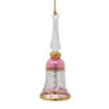 Egyptian Museum Pink Gold Etched Bell Ornament -Finest Christmas Decoration Egyptian Museum Pink Gold Etched Bell Ornament 23353.1695317682