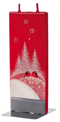 Flatyz Two Red Birds Candle