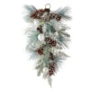 28" Iced Pincone Mixed Teardrop Swag 2 28" Iced Pincone Mixed Teardrop Swag -Finest Christmas Decoration F4102583 05082.1620304356