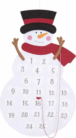 Felt Snowman Advent Calendar