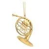 Gold French Horn Ornament -Finest Christmas Decoration French Horn Ornament 50004.1678463464