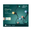 Lumineo 120 LED Multi Color Cherry Lights Black Wire -Finest Christmas Decoration Front 09251.1668959007