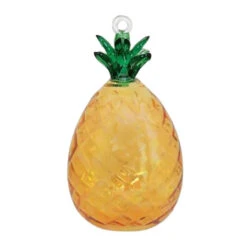 Hand Blown Egyptian Glass Pineapple Ornament