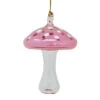 Hand Blown Pink Mushroom Glass Ornament -Finest Christmas Decoration Hand Blown Pink Mushroom Glass Ornament 98010.1694722072
