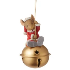 Heart Of Christmas - Christmas Bell Mouse Ornament