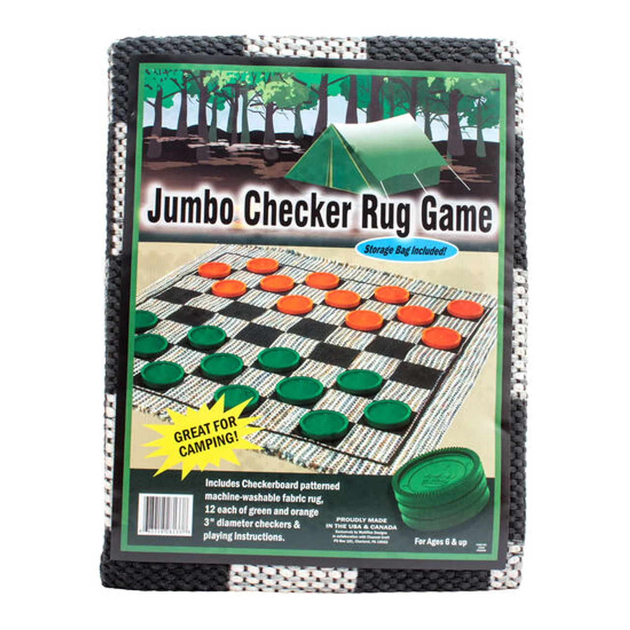 Channel Craft - Jumbo Camping Checkers Rug 3 Channel Craft - Jumbo Camping Checkers Rug