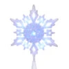 Kurt Adler Cool White LED Glitter Snowflake Treetop - JEL0310CW -Finest Christmas Decoration JEL0310CW 06593.1540325554