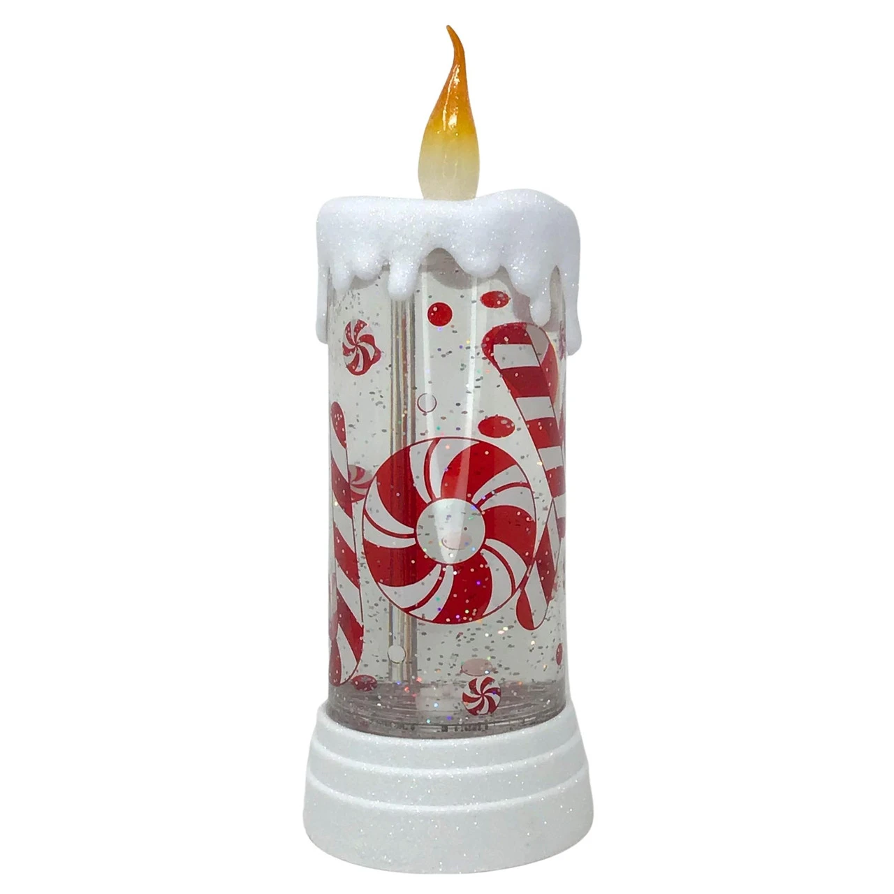 Joy Candy Cane Candle Water Shimmer 3 Joy Candy Cane Candle Water Shimmer