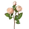 Artificial Rose Stem Blush Pink And White -Finest Christmas Decoration MTF21785 BLSH 88261.1646487197