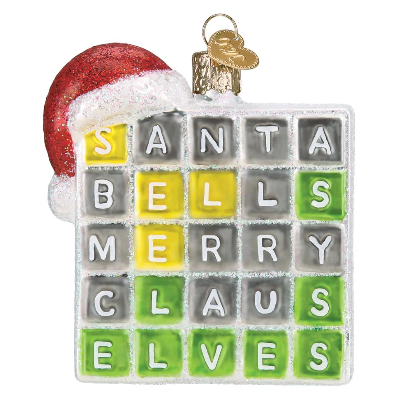 Merry Words Ornament 3 Merry Words Ornament