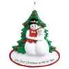 Personalized Our First Christmas As Mr And Mrs Snowman Ornament -Finest Christmas Decoration Personalized Our Frist Christmas Snowman Ornament 12772.1683911231