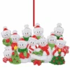 Personalized Snow Family Of 11 Ornament -Finest Christmas Decoration Personalized Snow Family of 11 Ornament 64565.1684159251