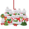 Personalized Snow Family Of 12 Ornament -Finest Christmas Decoration Personalized Snow Family of 12 Ornament 27515.1684159194