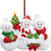 Personalized Snow Family Of 3 Ornament -Finest Christmas Decoration Personalized Snow Family of 3 Ornament 50593.1684159362