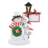 Personalized Snowman Lamp Post Family Of 4 Ornament -Finest Christmas Decoration Personalized Snowman Lamp Post Family Of 4 Ornament 21799.1683897693