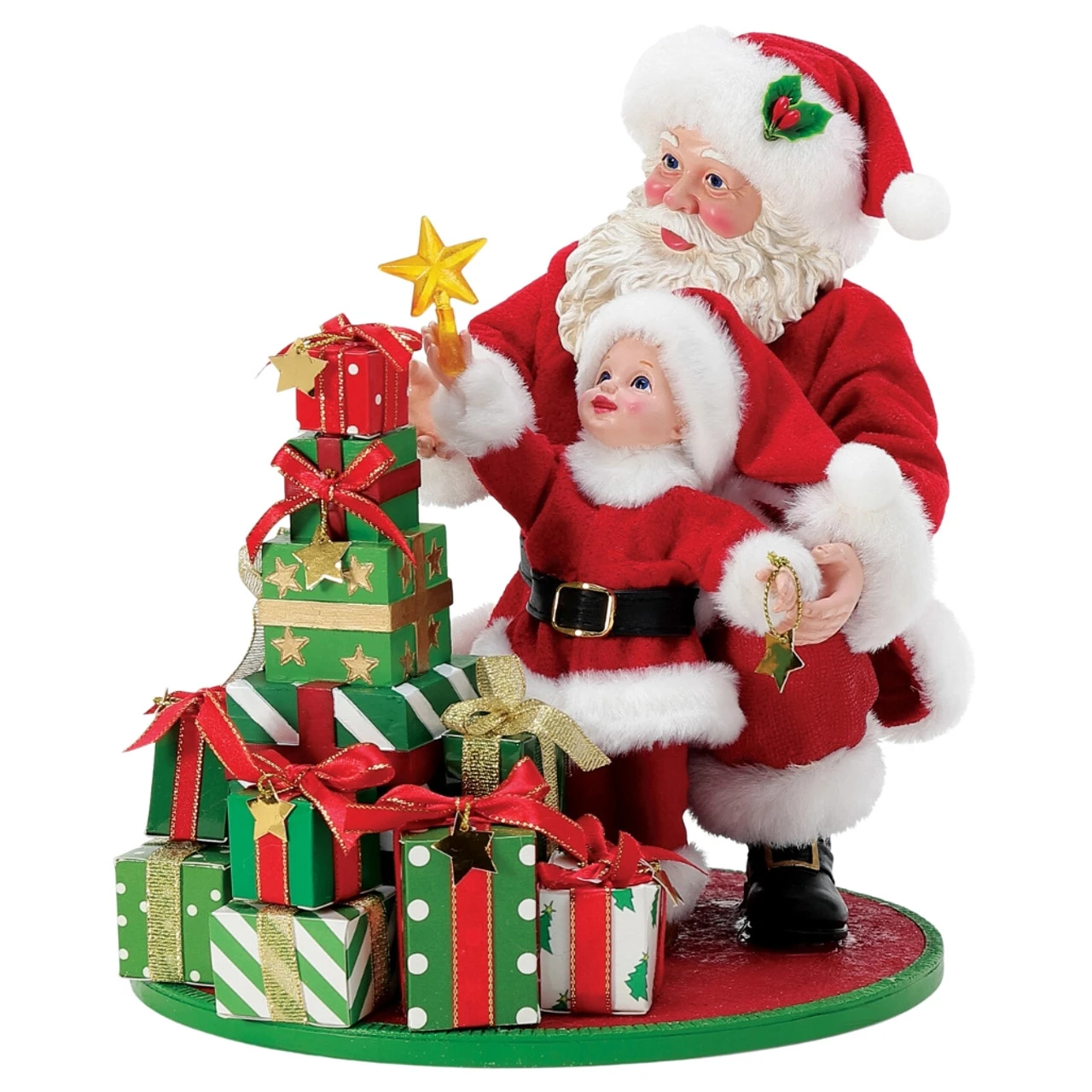 Department 56 Possible Dreams Santa And Child Decorating Tree Clothtique Figurine 3 Department 56 Possible Dreams Santa And Child Decorating Tree Clothtique Figurine
