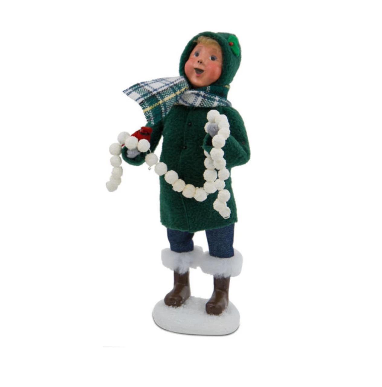 2017 Byers Choice - Family Boy With Cardinal 3 2017 Byers Choice - Family Boy With Cardinal