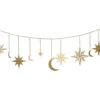 Star And Moon Metal Garland -Finest Christmas Decoration Star And Moon Metal Garland 42855.1693327502