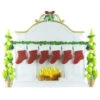 Free Personalization* Family Of 6 Sparkling Red Stockings On Fireplace -Finest Christmas Decoration TT650 6 746x577 36839.1470198970