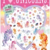 Unicorns Puffy Stickers