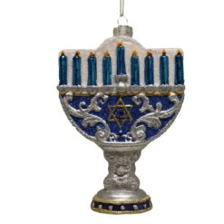Kurt Adler Noble Gems™ Happy Hanukkah Lights Ornament