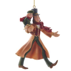 Kurt Adler Bob Cratchit And Tiny Tim Ornament