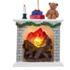 Kurt Adler Grey Brick Fireplace With Light Ornament -Finest Christmas Decoration Untitled design 89208.1653920250