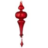 Ruby Red Glass Finial Ornament -Finest Christmas Decoration Untitled design 95685.1680311832