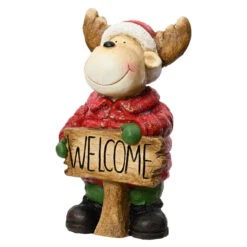 Welcome Deer Figurine