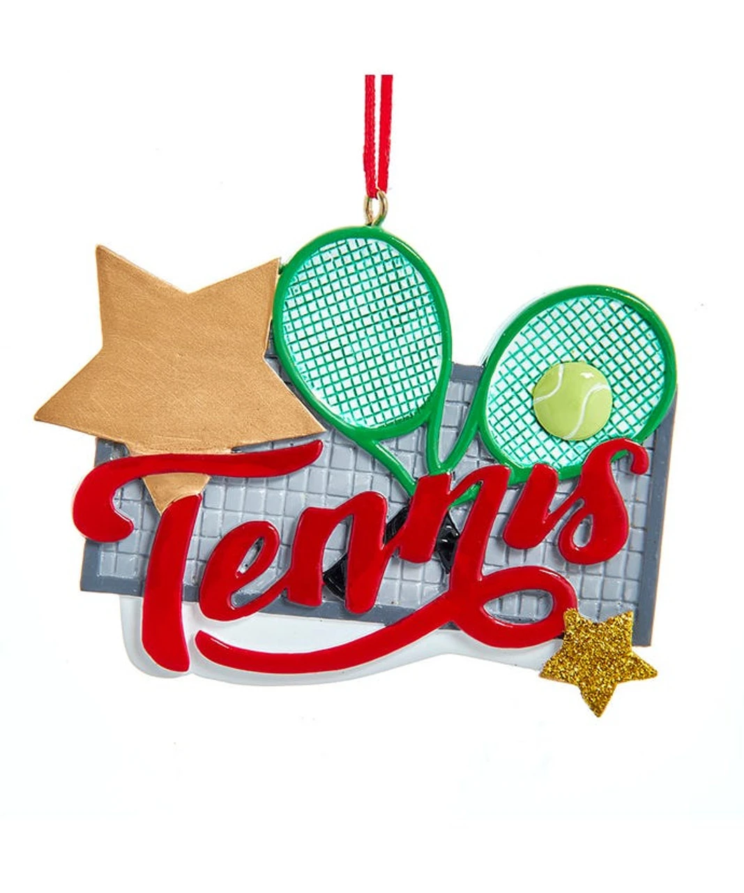 Kurt Adler Personalied Tennis Ornament 3 Kurt Adler Personalied Tennis Ornament