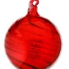 3.5" Red Mercury Glass Swirl Ball -Finest Christmas Decoration a9zXwFIA 94124.1608128698
