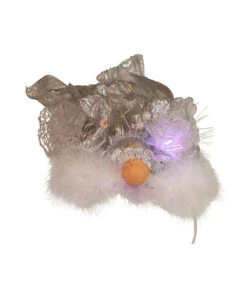 Kurt Adler Fiber Optic LED Silver Angel Treetop -Finest Christmas Decoration ad2001 05 43297.1626714683