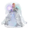 Kurt Adler Fiber Optic LED Silver Angel Treetop -Finest Christmas Decoration ad2001 32189.1626714671