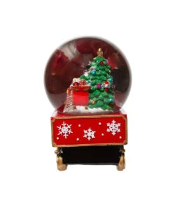 Kurt Adler 120MM Musical Santa Driving Train Water Globe 9 Kurt Adler 120MM Musical Santa Driving Train Water Globe -Finest Christmas Decoration c5563 03 55346.1655717374