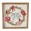 "Comfort & Joy" With Cardinal Wall Decor