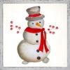 Joyful Snowman Framed Oil Painting Print -Finest Christmas Decoration eAhxYUkw 15441.1607532210