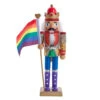 Kurt Adler 12" Gay Pride Nutcracker -Finest Christmas Decoration f2088 84107.1628178703