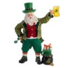 Kurt Adler 12" Fabriché™ Musical Irish Santa Holding A Beer Mug 1 Kurt Adler 12" Fabriché™ Musical Irish Santa Holding A Beer Mug -Finest Christmas Decoration fa0149 52282.1628264469