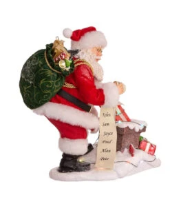 Kurt Adler 10.5" Fabriché™ Lighted Chimney Santa 10 Kurt Adler 10.5" Fabriché™ Lighted Chimney Santa -Finest Christmas Decoration fa0151 02 87067.1628265323