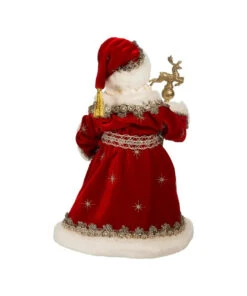 Kurt Adler 10.5" Fabriché™ Regal Red Santa Table Piece -Finest Christmas Decoration fa0160 02 22564.1655720783