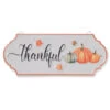 Metal Wall Sign Embossed With The Word Thankful -Finest Christmas Decoration fhyCtJdI 31097.1665033392