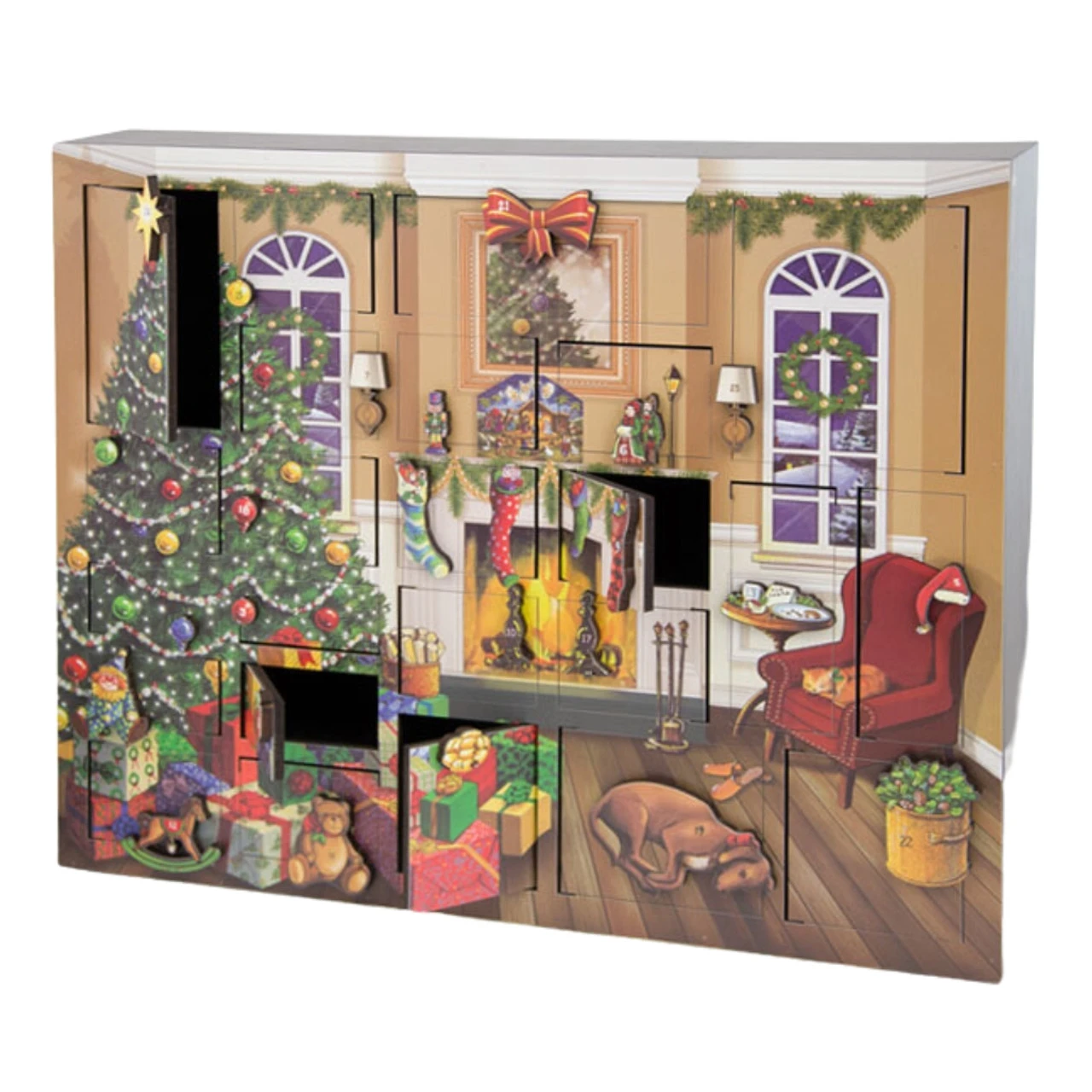 Byers' Choice Fireside Advent Calendar 4 Byers' Choice Fireside Advent Calendar - Image 2