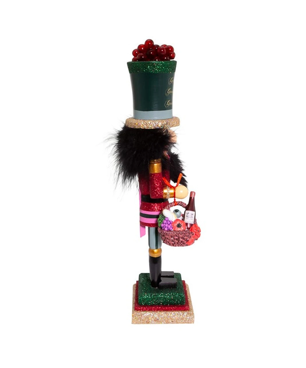 Kurt Adler 14" Hollywood™ Wine Nutcracker 5 Kurt Adler 14" Hollywood™ Wine Nutcracker - Image 3