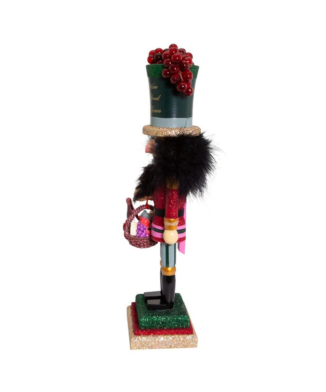Kurt Adler 14" Hollywood™ Wine Nutcracker 7 Kurt Adler 14" Hollywood™ Wine Nutcracker - Image 5