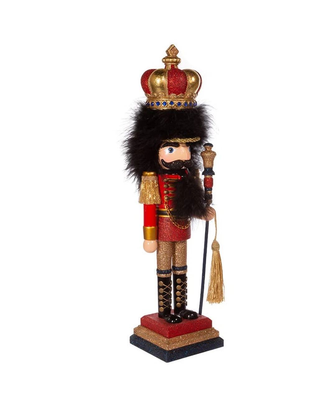 Kurt Adler 18" Hollywood™ Red And Gold Soldier Nutcracker 4 Kurt Adler 18" Hollywood™ Red And Gold Soldier Nutcracker - Image 2