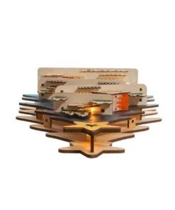 Kurt Adler Light-Up LED Wooden Christmas Tree With Village Scene 13 Kurt Adler Light-Up LED Wooden Christmas Tree With Village Scene -Finest Christmas Decoration jel0962 05 59448.1621934082