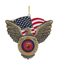 Kurt Adler U.S. Marine Corps® Eagle With Seal Ornament